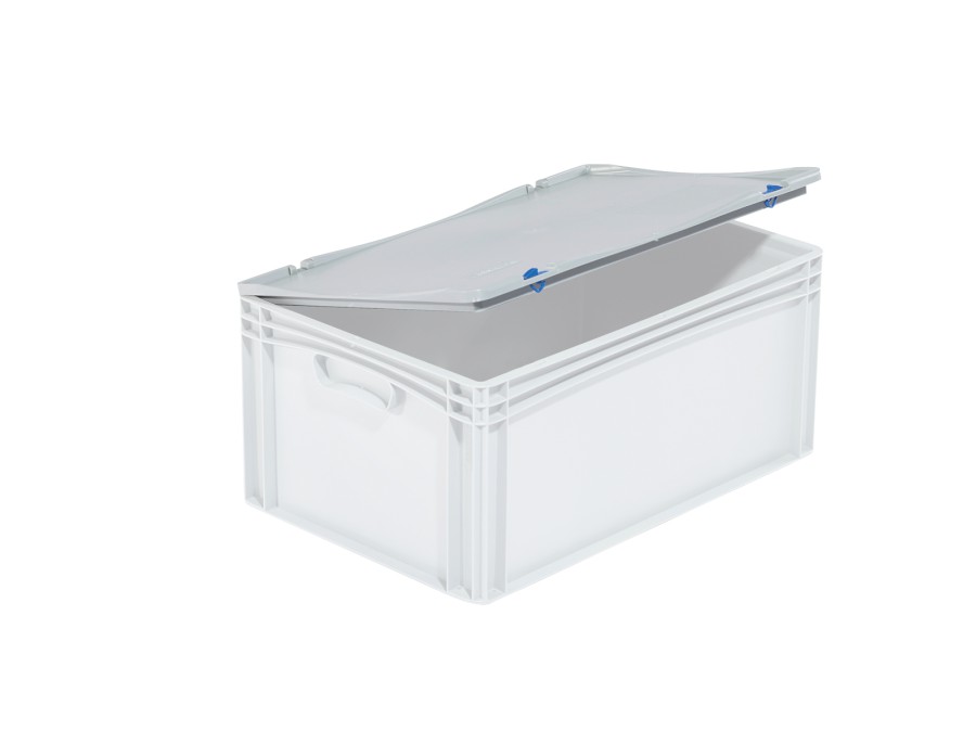 Víko 0082 Basicline 600x400 mm sklopné šedé, s panty a zámky